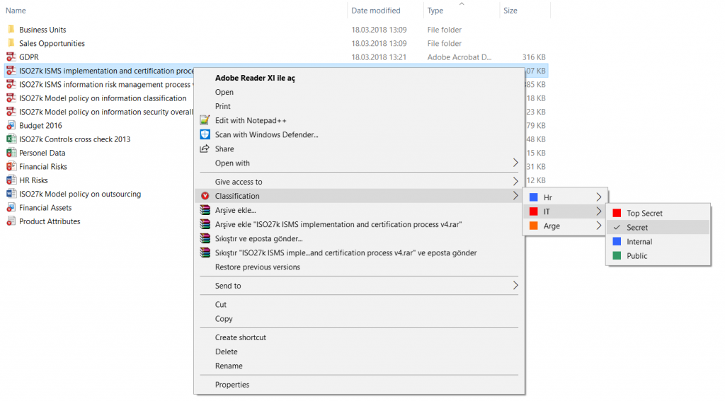 File Classifier - Veriket